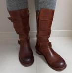 Dr. Martens lederen vintage laarzen, Kleding | Dames, Schoenen, Hoge laarzen, Bruin, Ophalen of Verzenden, Dr. Martens