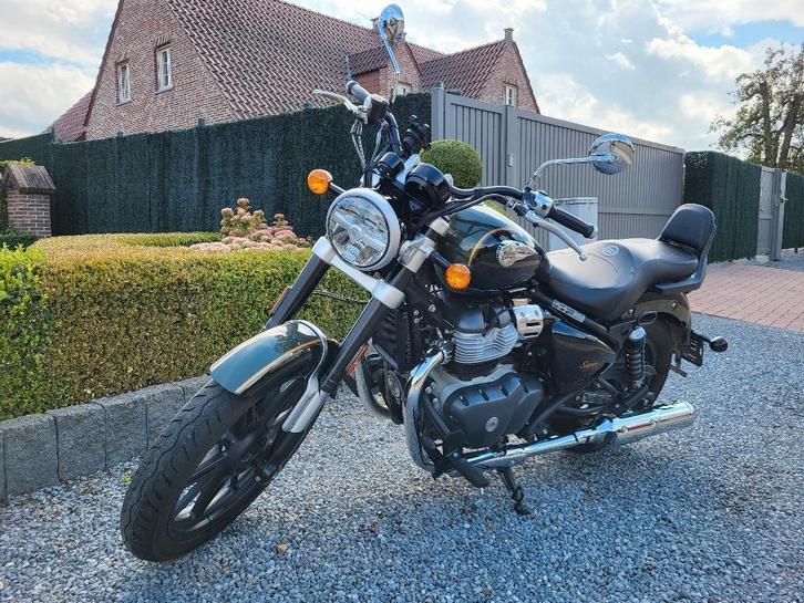 Royal Enfield Super Meteor 650 Interstellar Green, Motoren, Motoren | Royal Enfield, Bedrijf, Overig, 12 t/m 35 kW, Minimaal motorrijbewijs A2