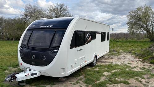 Sprite cruzer 550SR caravan, Caravans en Kamperen, Caravans, Particulier, tot en met 4, 1250 - 1500 kg, Overige, Sprite, Dwarsbed