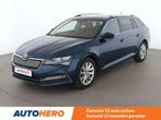 Skoda Superb 1.4 Plug-in Hybrid Ambition iV (bj 2022), Auto's, Stof, Gebruikt, Blauw, 1395 cc