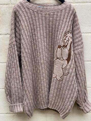 Vintage knit sweater unisex (XL) disponible aux enchères