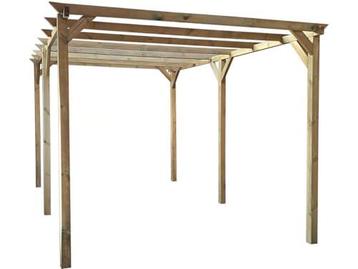 Vrijstaande carport overkapping grenenhout 750 x 300 x 247 beschikbaar voor biedingen