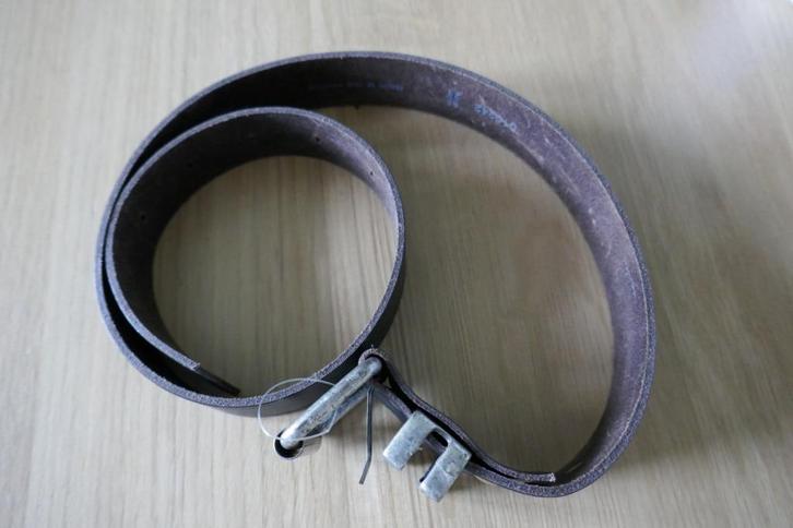 Lederen kinderriem van 65 cm, donkerbruin (nieuw), Kinderen en Baby's, Kindermode-accessoires, Nieuw, Ophalen of Verzenden