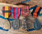 4 médailles 14-18, Ophalen of Verzenden, Lintje, Medaille of Wings