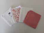 4 spuugdoekjes / mondoekjes Kruitvat, Enfants & Bébés, Enlèvement ou Envoi, Utilisé, Autres types