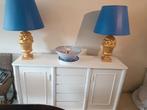 Bahut laqué blanc 2 portes 5 tiroirs, Maison & Meubles, Armoires | Buffets, 25 à 50 cm, Moins de 100 cm, 150 à 200 cm, Comme neuf