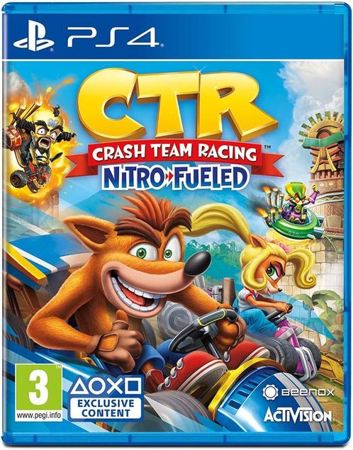 CTR Crash Team Racing Nitro Fueled, Consoles de jeu & Jeux vidéo, Jeux | Sony PlayStation 4, Comme neuf, Course et Pilotage, 1 joueur