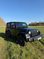 Jeep Wrangler JK Sahara 2.8L Diesel – Lichte vracht, Auto's, Automaat, Euro 5, Zwart, Cabriolet