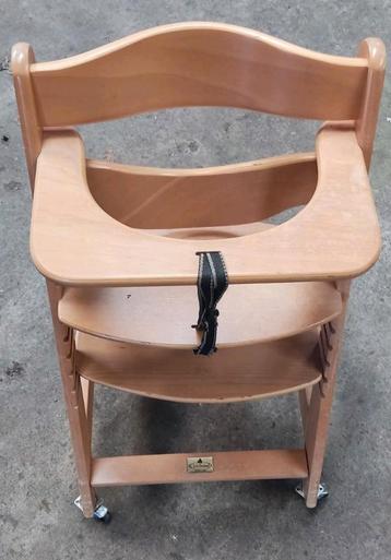 Houten kinderstoel / doorgroeistoel, Enlèvement, Utilisé