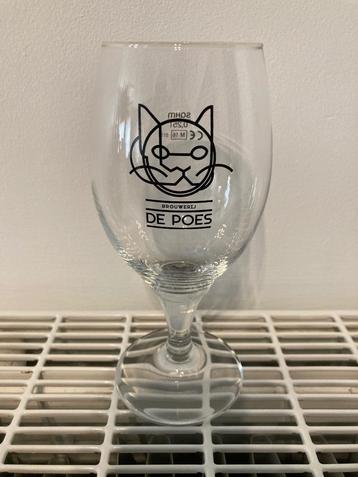 Glas brouwerij de poes 0,25 cl beschikbaar voor biedingen