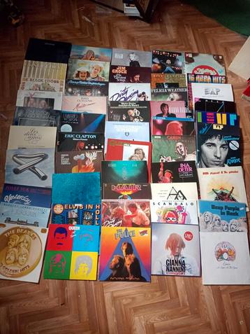 Lot 200 vinyles LP rock pop 1970/80  beschikbaar voor biedingen