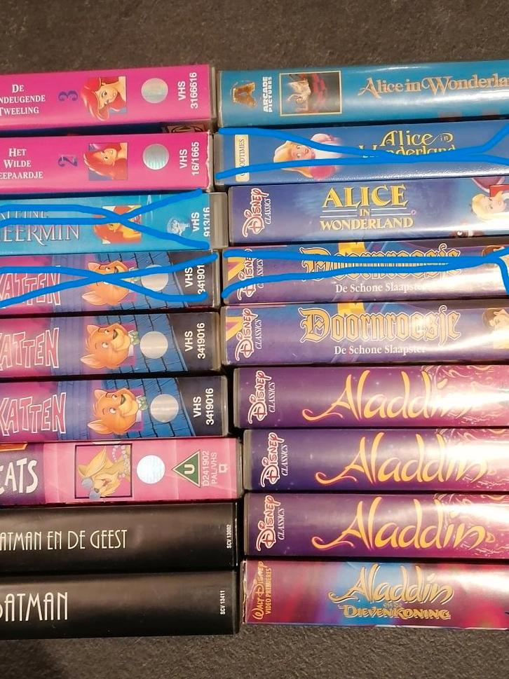 VHS tekenfilm 2, CD & DVD, VHS | Enfants & Jeunesse, Comme neuf, Dessins animés et Film d'animation, Enlèvement ou Envoi