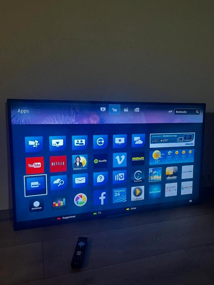 Tv philips, TV, Hi-fi & Vidéo, Télévisions, Utilisé, LED, Philips, Smart TV, Enlèvement ou Envoi