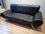 design lederen ROLF BENZ-sofa, 2+1/2 ~ 3 zit, Huis en Inrichting, Design, Gebruikt, Leer, 75 tot 100 cm