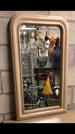 Landelijke spiegel met geslepen glas, Antiek en Kunst, Antiek | Spiegels, 50 tot 100 cm, Minder dan 100 cm, Rechthoekig, Ophalen