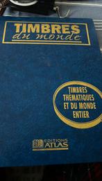 5 boeken, postzegels van de wereldatlas-editie, Ophalen of Verzenden, Overige landen, Gestempeld