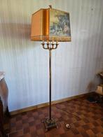 Lampe sur pied vintage de style Empire – abat-jour décoré, Enlèvement