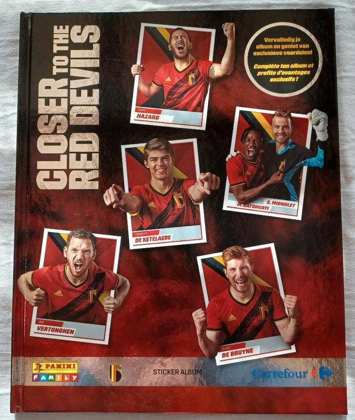 Panini album: Closer to the Red Devils (2022), Hobby en Vrije tijd, Stickers en Plaatjes, Zo goed als nieuw, Stickers en Plaatjes