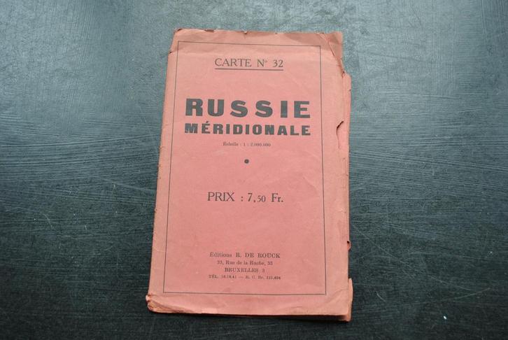 CARTE GEOGRAPHIQUE N32 RUSSIE MERIDIONALE ECHELLE 1:2000000, Livres, Atlas & Cartes géographiques, Utilisé, Carte géographique