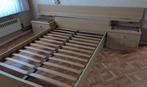 Bed met lattenbodem, matras, meubeltjes GRATIS, Enlèvement, Bois