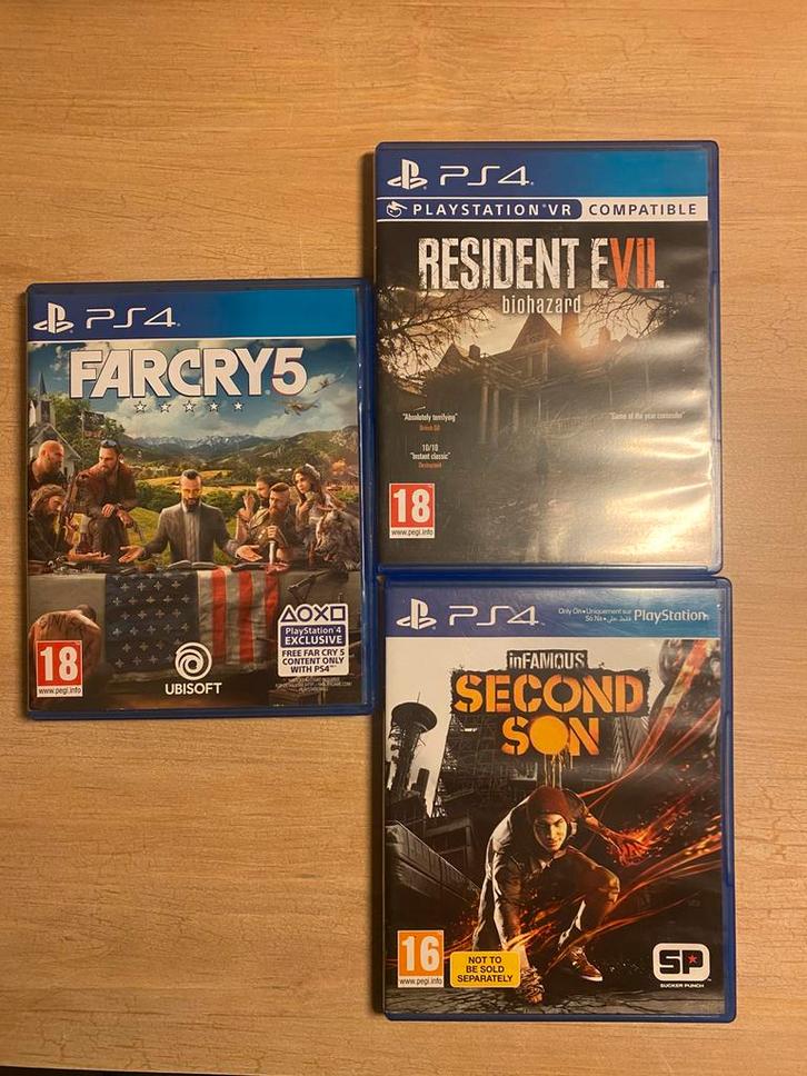 Ps4 games, Games en Spelcomputers, Games | Sony PlayStation 4, Zo goed als nieuw, Avontuur en Actie, 3 spelers of meer, Vanaf 18 jaar