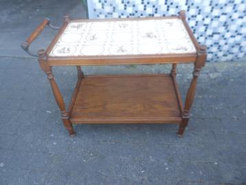 desserte long 66 cm larg 41 cm haut 54 cm, Antiek en Kunst, Ophalen