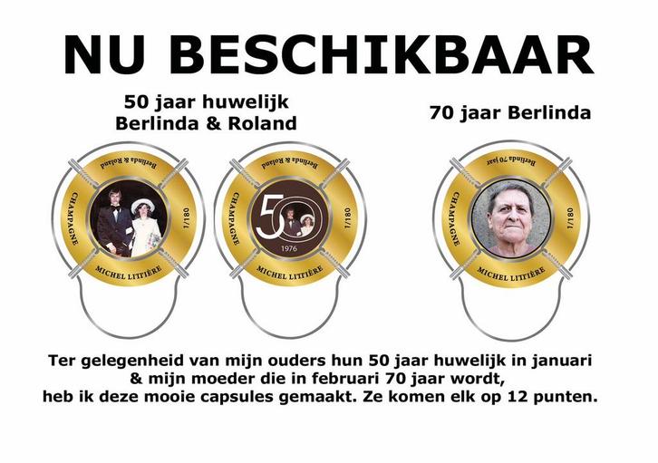 Champagne Michel Littiére, Collections, Collections Autre, Comme neuf, Enlèvement