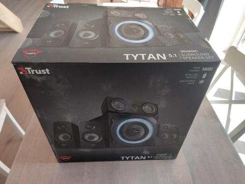 Trust 658 Tytan 5.1 PC surround speaker systeem, Computers en Software, Pc speakers, Zo goed als nieuw, Ophalen