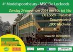 4de Modelspoorbeurs MSC De Locloods VZW Mechelen, Hobby en Vrije tijd, Modeltreinen | H0, Overige merken, Gelijkstroom of Wisselstroom