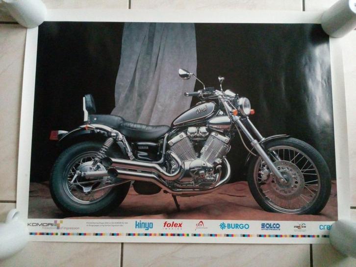 Vintage poster Yamaha virago, Motoren, Accessoires | Overige, Zo goed als nieuw, Ophalen