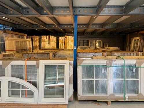Op voorraad: Nieuwe hardhouten ramen – verkeerd ingemeten, Doe-het-zelf en Bouw, Glas en Ramen, Nieuw, Ophalen