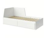 Te koop: IKEA Flekke eenpersoonsbed / bedbank, Ophalen, Gebruikt, Eenpersoons, Wit