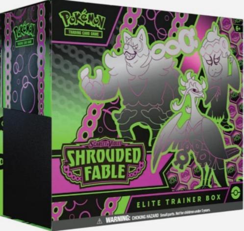 Pokémon Shrouded Fable: Elite Trainer Box – Slechts €57,95, Hobby en Vrije tijd, Verzamelkaartspellen | Pokémon, Nieuw, Booster