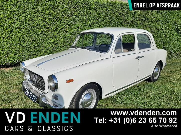 Lancia Appia SIII Berlina - 1959, Auto's, Oldtimers, Bedrijf, Te koop, Lancia, Benzine, Berline, 4 deurs, Handgeschakeld, Wit