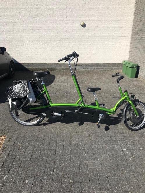 Van Raam KIVO tandem silent electro ht appelgroe, Fietsen en Brommers, Fietsen | Dames | Moederfietsen, Zo goed als nieuw, Overige merken