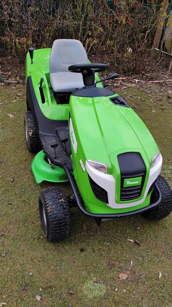 Tracteur tondeuse Viking MT 5097, Jardin & Terrasse, Tondeuses autoportées, Comme neuf, 90 à 120 cm, Démarrage électrique, Bac de ramassage