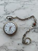 Zwitsers zakhorloge Rosskopf Patent, Ophalen, Zilver, Zakhorloge