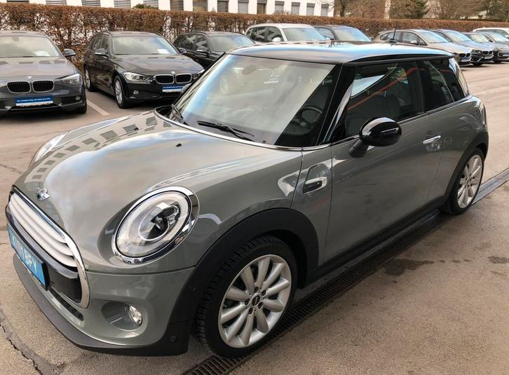 Mini Cooper D Aut., Auto's, Mini, Particulier, Cooper, Diesel, Berline, 3 deurs, Automaat, Zilver of Grijs, Grijs, Stof, Onderhoudsboekje
