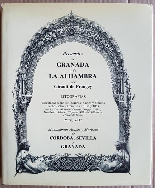 Recuerdos de Granada y de La Alhambra - Lithografias - 1982, Boeken, Kunst en Cultuur | Architectuur, Zo goed als nieuw, Stijl of Stroming