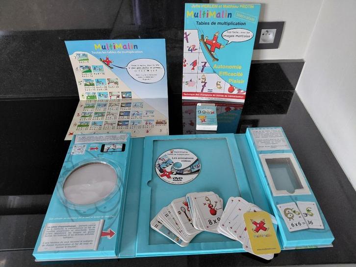 Coffret MULTIMALIN Tables de multiplication, Boeken, Kinderboeken | Jeugd | 10 tot 12 jaar, Zo goed als nieuw, Ophalen of Verzenden