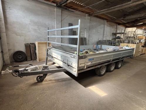Hulco Medax Tridem aanhangwagen 405 x 203 x 30, Auto diversen, Aanhangers en Bagagewagens, Gebruikt, Ophalen
