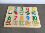 Houten puzzel, Kinderen en Baby's, Ophalen of Verzenden, Zo goed als nieuw, Van hout