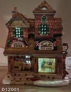 Keramiek Verlichte Kersthuisjes, Ophalen of Verzenden, Zo goed als nieuw