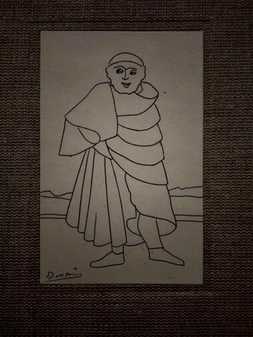 Derain. Kleine gesigneerde antieke gravure  beschikbaar voor biedingen