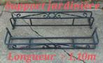 Support jardinière ou balconnière en fer forgé, Jardin & Terrasse, Décoration murale de jardin, Enlèvement, Utilisé