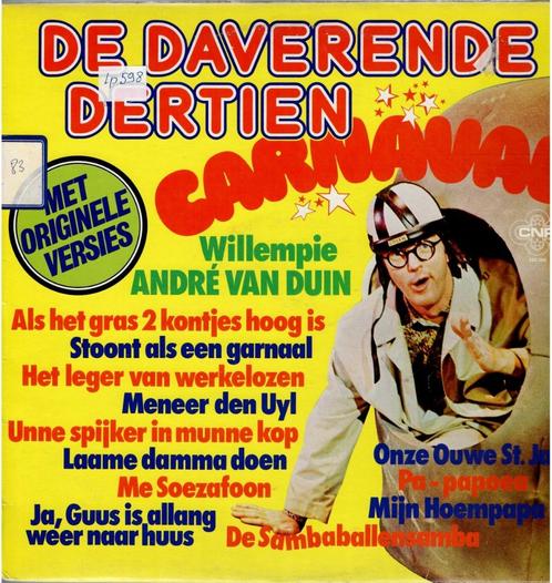 lp  /   De Daverende Dertien Carnaval, Cd's en Dvd's, Vinyl | Overige Vinyl, Overige formaten, Ophalen of Verzenden