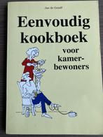 Eenvoudig kookboek voor kamerbewoners - Jan de Graaff, Boeken, Ophalen of Verzenden, Gelezen, Jan de Graaff, Europa