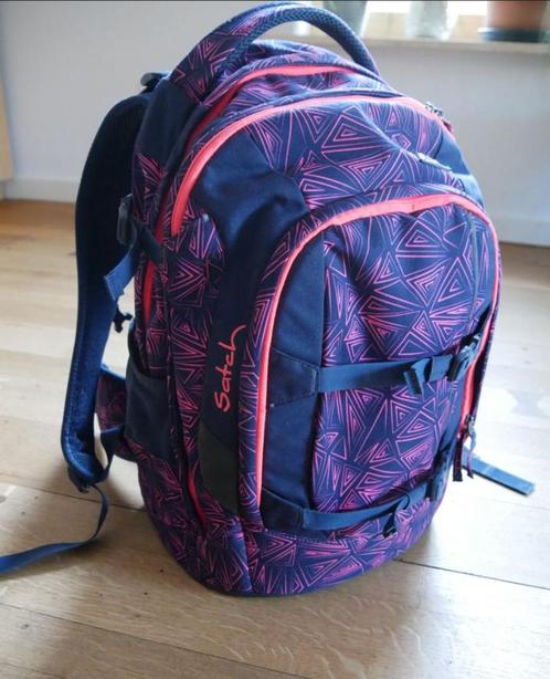 Satch schoolrugzak PACK, Handtassen en Accessoires, Tassen | Schooltassen, Gebruikt, Rugtas, 30 tot 40 cm, Minder dan 30 cm, Blauw