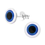 Zilveren kinderoorstekers oog, Handtassen en Accessoires, Kindersieraden, Ophalen of Verzenden, Nieuw, Oorbellen