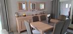 eetkamer: tafel, 6stoelen, dressoir, spiegels, buffetkast, Ophalen, Gebruikt